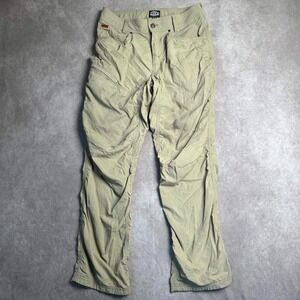 BRUNT Workwear Men 30x30 Khaki Tan Utility Pants Nylon Spandex Straight Leg READ